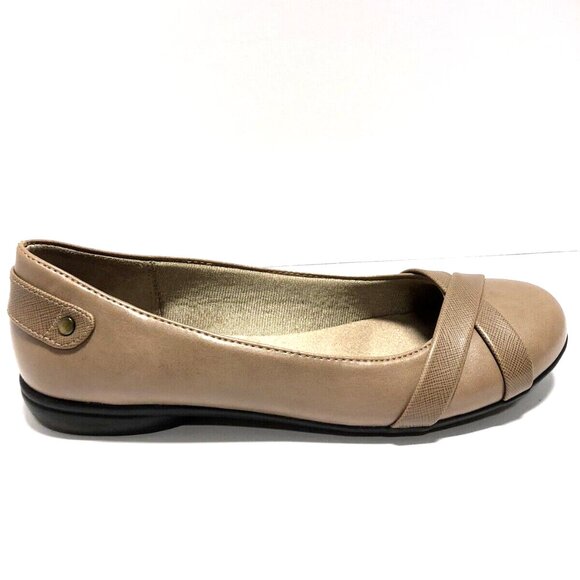 LifeStride Women’s Adalene Ballet Flats Brown, Size 9.5 M - Picture 1 of 7